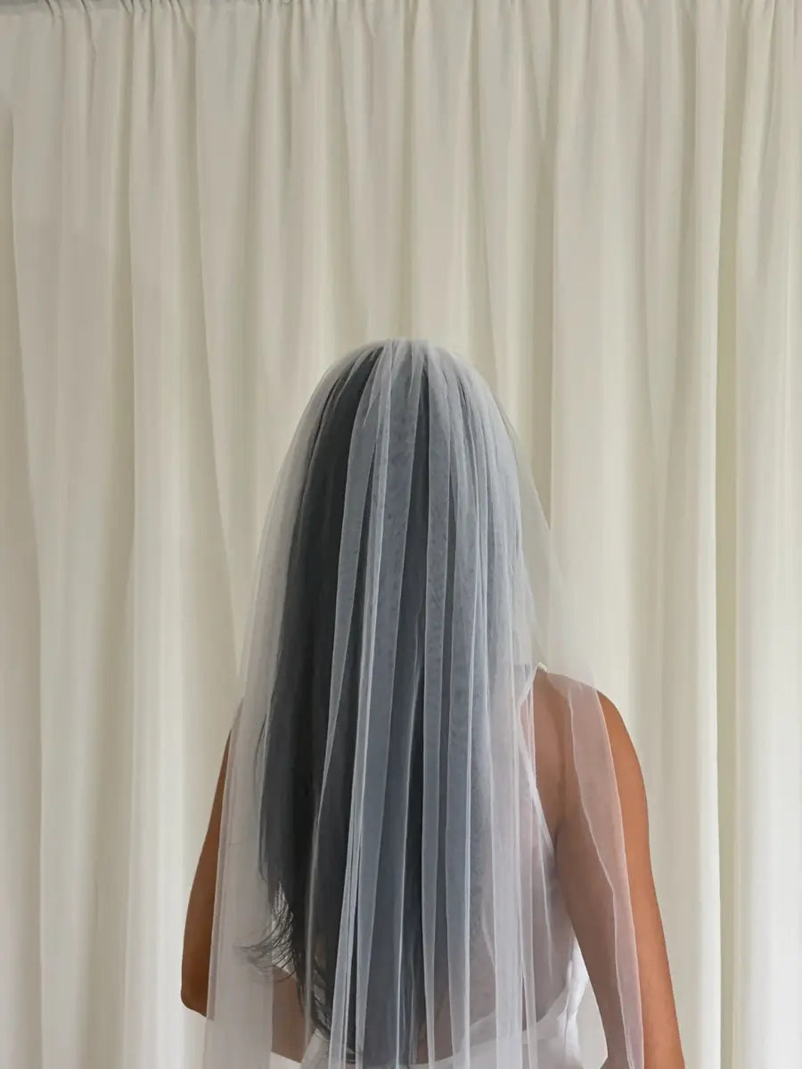 Wedding veil classic simple timeless